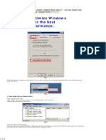 How to Optimize Windows XP for the Best Performance