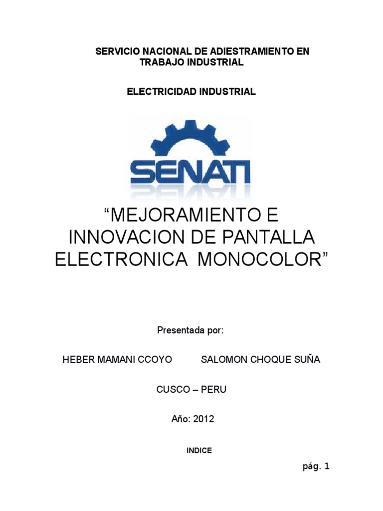 Tesis Electricidad Industrial Ultimo | PDF | Condensador | Puerta lógica