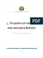 Yo Quiero Un Mar, Un Mar Azul, para Bolivia