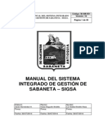 Manual de Calidad Sabaneta