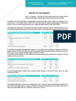 Estácio: Notice To The Market - Results of Intake and Renewal Cycle For The Second Semester of 2014