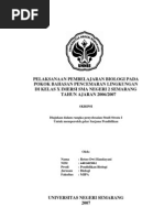 Download Pelaksanaan Pembelajaran Biologi Pada Pokok Bahasan Pencemaran by BagusYuli SN26603825 doc pdf