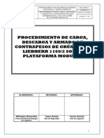 Preansa. Procedimiento de Carga y Descarga de Grua Movil 160t