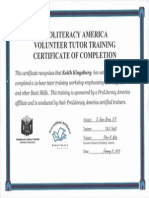 DLC Certificate