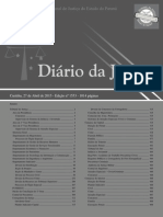 Diário Da Justiça Eletrônico - Data Da Veiculação - 27-04-2015