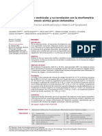 Estudio de La Función Ventricular y Su Correlación Con La Morfometría