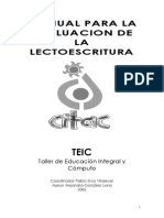 Silva Villalever, Pablo (Coord.) (2006) - Manual para La Evaluación de La Lecto-Escritura