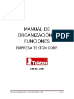 Manual de Procedimientos y Funciones Tekton