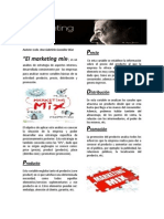 Marketing Mix y El Quinto Elemento en Caso Corporacion Grena, C.A