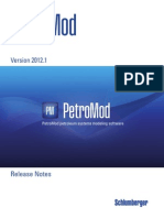 PetroMod 2012 1 ReleaseNotes