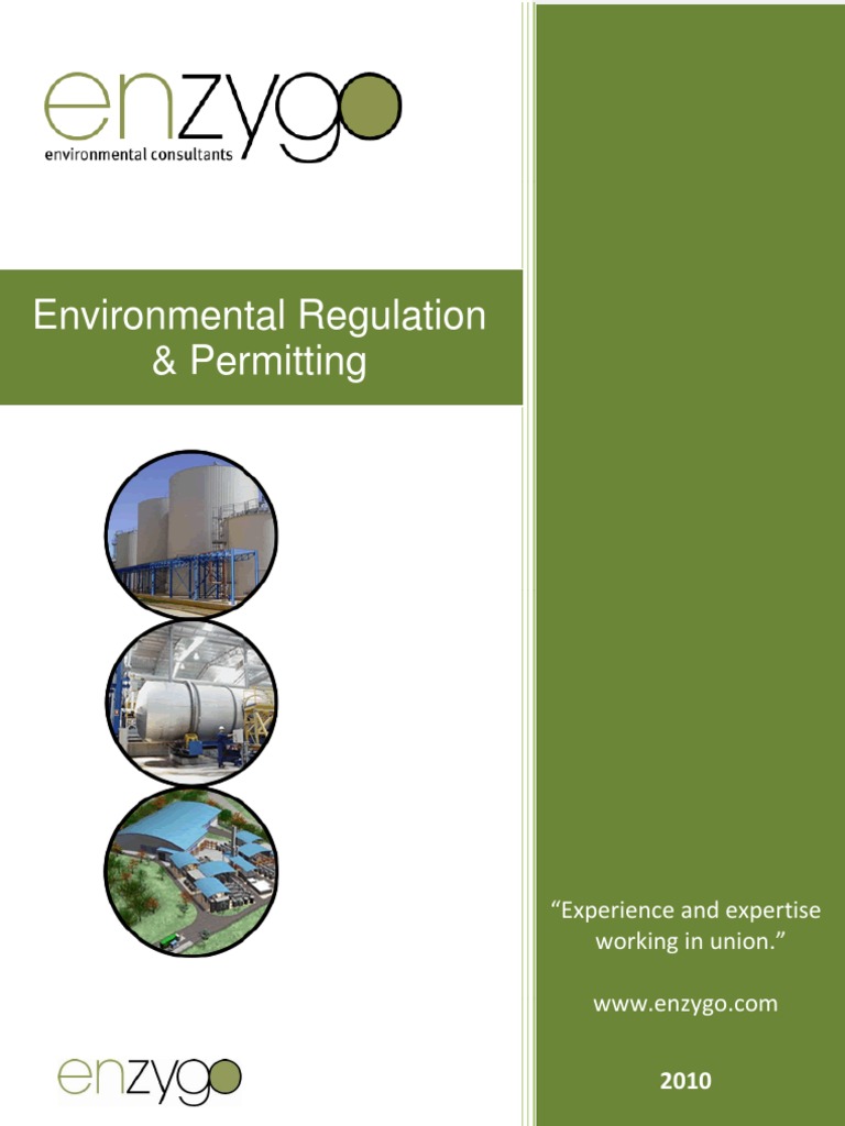 Environmental Regulation & Permitting “Experience and expertise