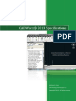 CADWorx 2013 Specificationsz
