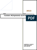 Teknik Menjawab Fizik 2013 K2