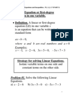 Lecture - 02.pdf Solving Linear Equations in One Variables PDF