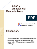 Planeacion y Programacion Del Mantenimiento Miguel