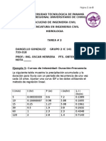 Curva de Intensidad-Duracion-Frecuencia