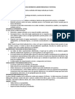 Estructura Del Informe de Laboratorio 2012