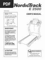 NordicTrack E2500 Treadmill