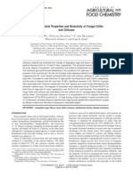 Physicochemical Properties and Bioactivity of Fungal Chitin