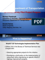 3D Utility Survey Pilot Project Program - Presented by Norman Pawelczyk