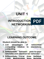 Chapter 1 - Introduction to Networking