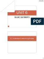 Unit 6 - Basic Security