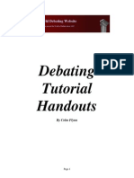 Debating Tutorial Handouts