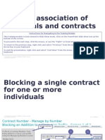 Blocking Association of Individuals and Contracts