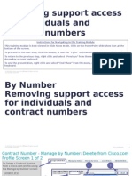 Removing Support Access For Individuals and Contract Numbers