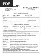 MSDS Gypsum