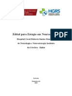 Edital Estágio Neurocirurgia HGRS FNNIC