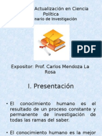 Curso de Actualización en Ciencia Política