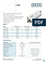 Led Driver SCC 75W: Key Features