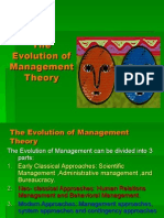 The Evolution of Management Theory Chapter 2