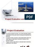 Lecture 11 - Project Evaluation and Closure