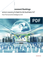 Business Environment Ranking - 2014