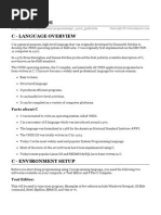 C - Quick Guide