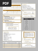 Quick Reference Chart