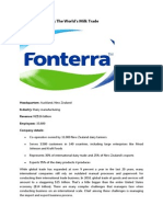 Fonterra Case Study