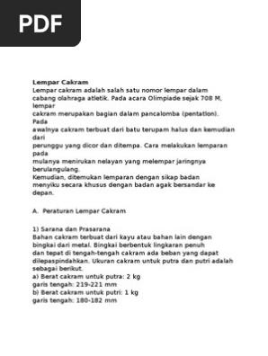 Lempar Cakram Pdf