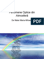 Fenomene Optice Din Atmosfera