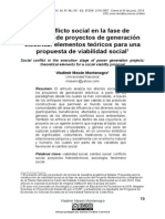 El Conflicto Social EnLa Fase de Ejecucion de Proyectos