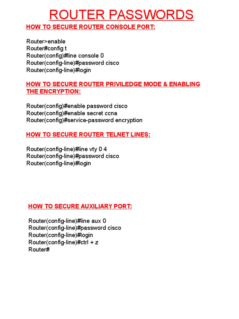 Router Security Setup Guide | PDF | Computers | Technology & Engineering