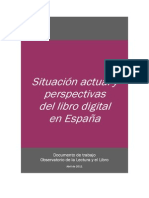 Situación Actual y Perspectivas Del E-book en España - 2010