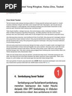 Cara Solat Taubat Yang Ringkas Kalau Zina Taubat Nasuha