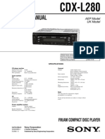 Service Manual: Fm/Am Compact Disc Player