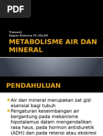 Metabolisme Air Vitamin Mineral