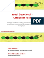 Youth Devotional - Caterpillar Race