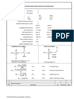 Pressure Relief Valve (Open) Calculation Sheet: G T R G W F T R W F