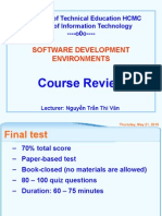 Course Review: Software Development Environments